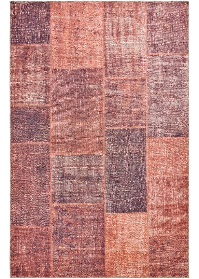 Teppich in Patchworkoptik in orange - bpc living bonprix collection