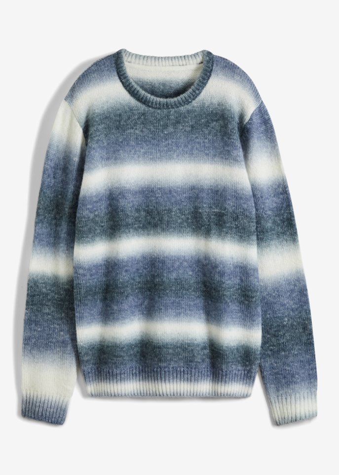 Pullover mit Farbverlauf in braun von vorne - bpc bonprix collection