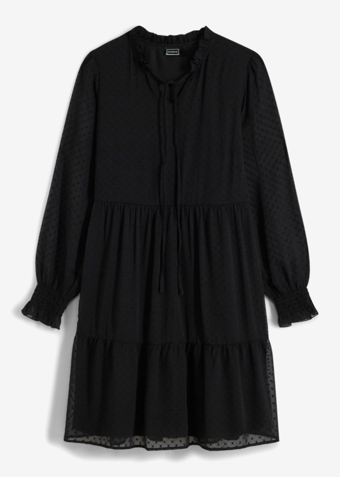 Kleid in schwarz von vorne - RAINBOW