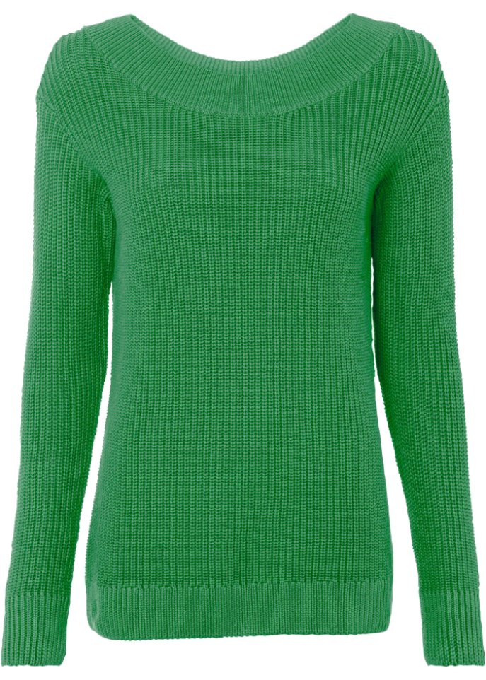 Pullover  in grün von vorne - RAINBOW