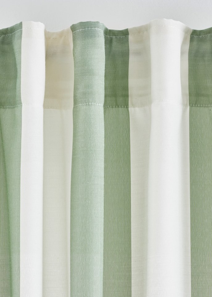 Moderner Vorhang bedruckt grün, Multifunktionsband - | bonprix