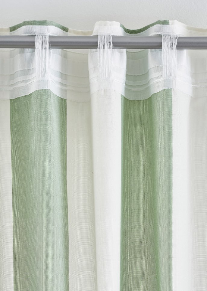 | Vorhang Moderner bonprix grün, bedruckt - Multifunktionsband
