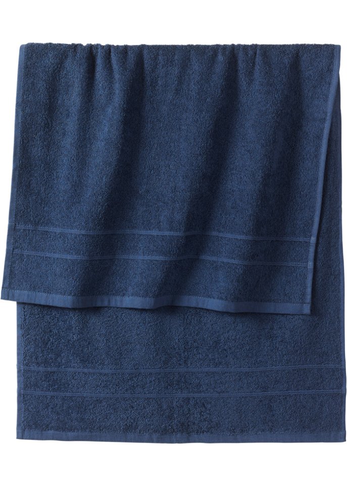 Handtuch in weicher Qualität in blau - bpc living bonprix collection