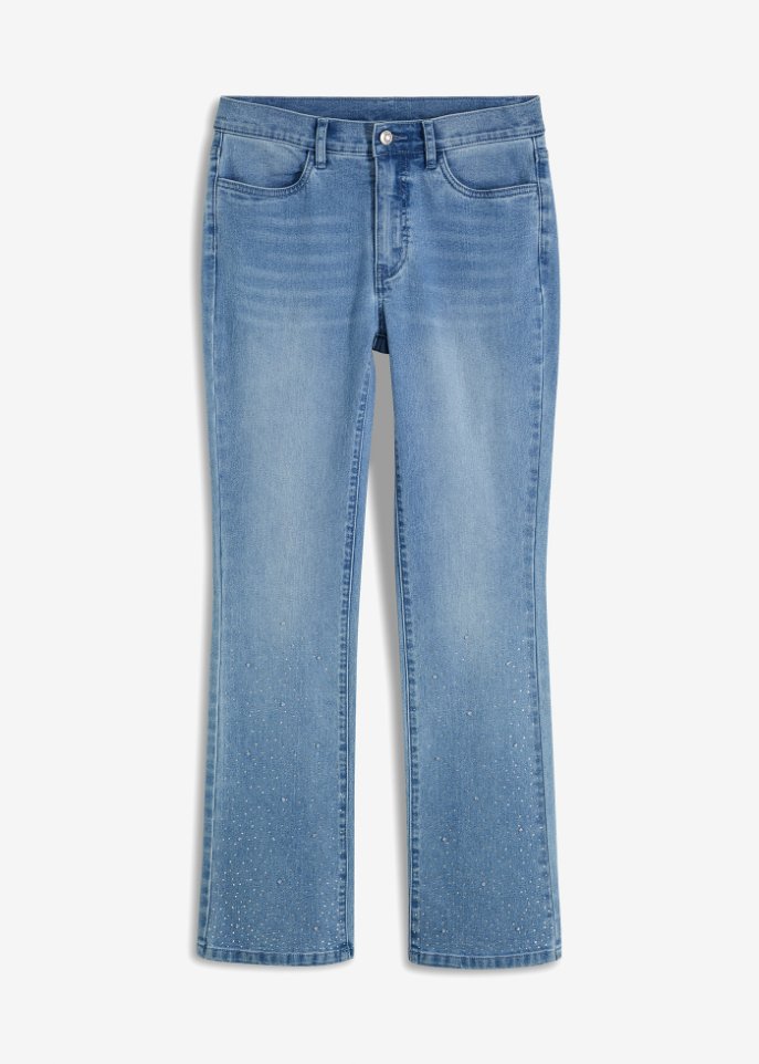 Jeans  in blau von vorne - BODYFLIRT