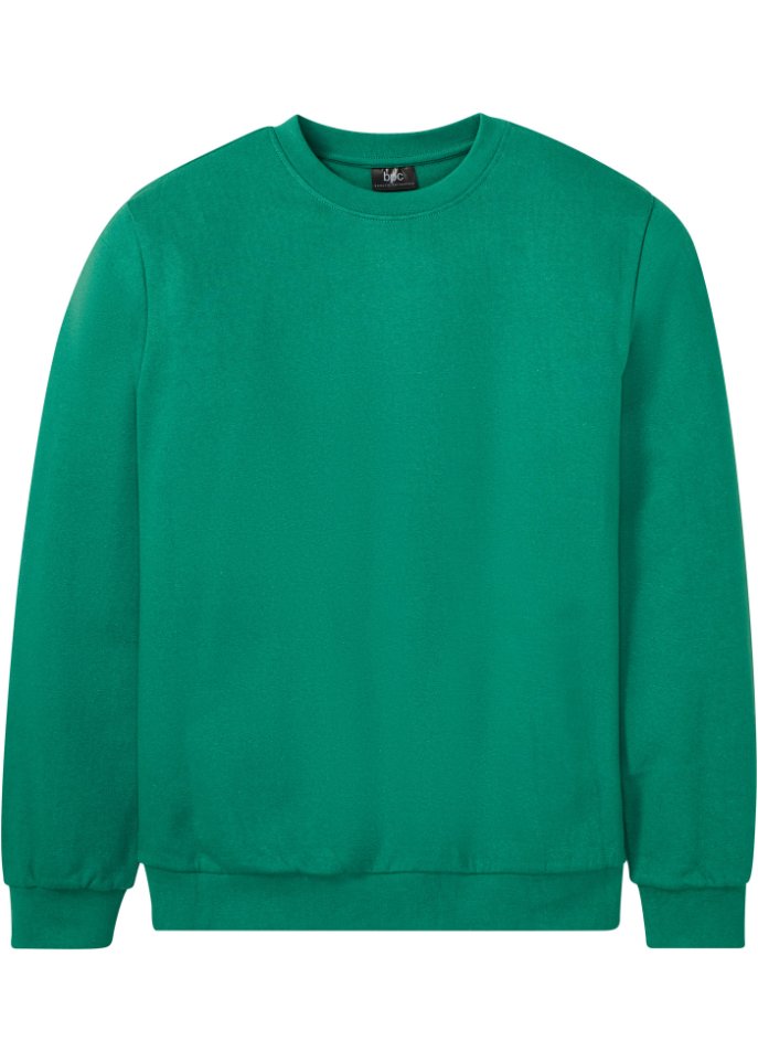 Sweatshirt in grün von vorne - bpc bonprix collection