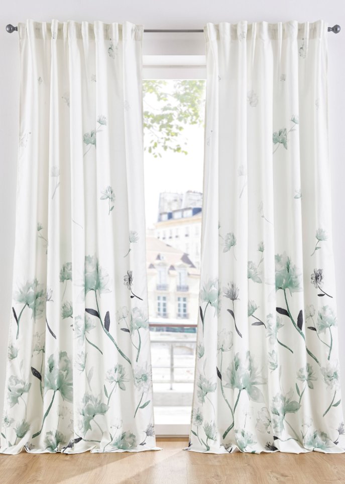 Blickdichter Vorhang Design - Wohnen | bonprix mit schönem