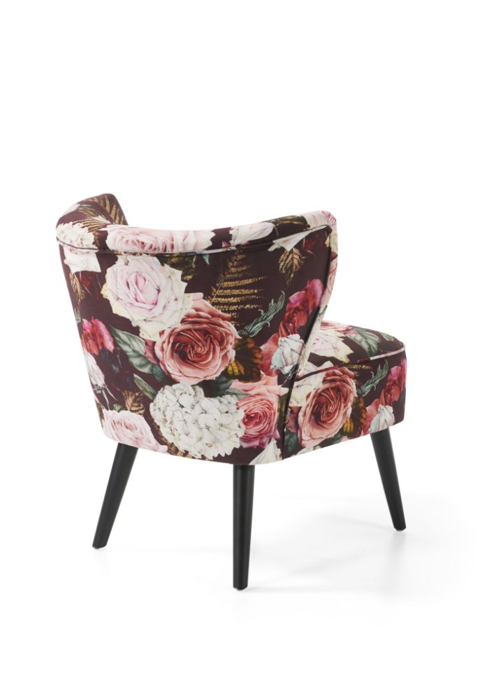 Sessel mit floralem Druck - schwarz - Wohnen | bonprix