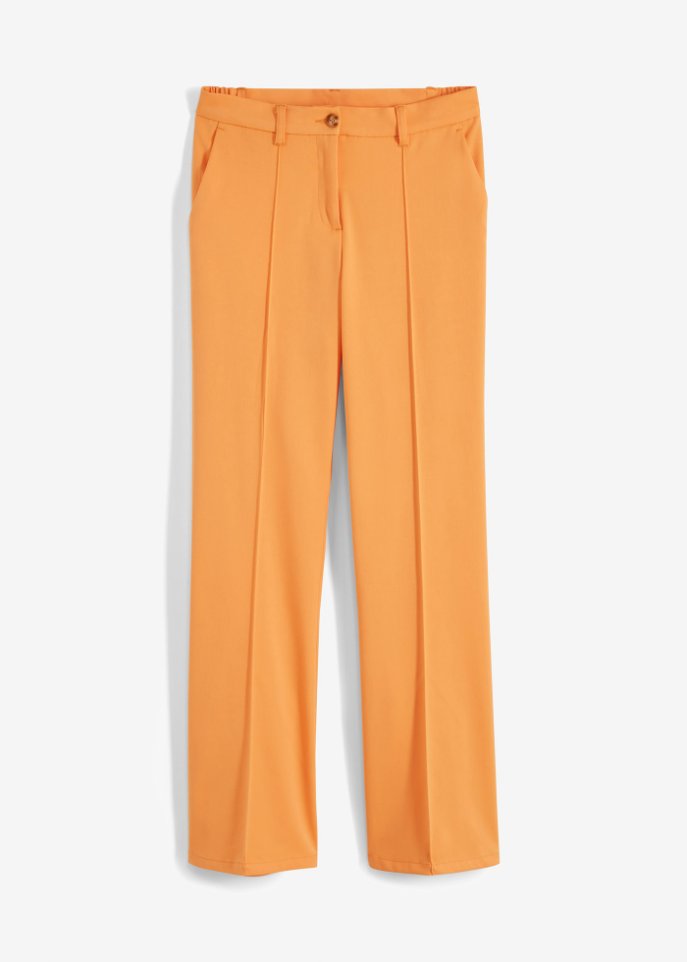 Flared Hose in orange von vorne - bpc selection