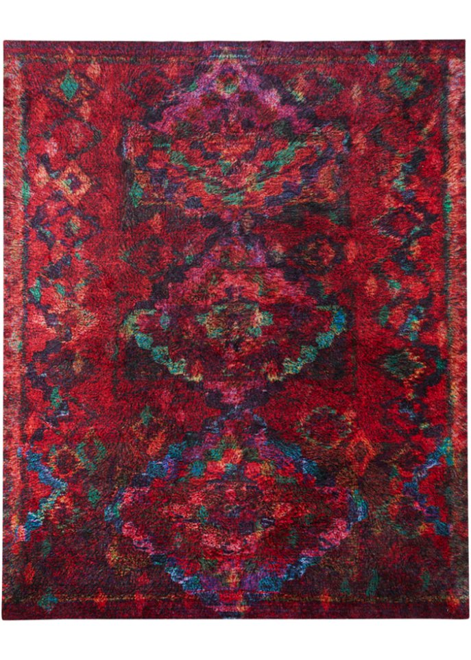 Waschbarer Teppich in moderner Orientoptik in bunt - bpc living bonprix collection