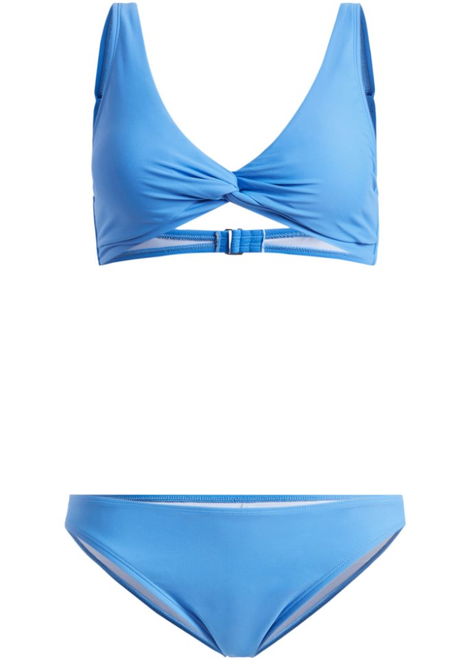 Bikini (2-tlg.Set) in blau von vorne - RAINBOW