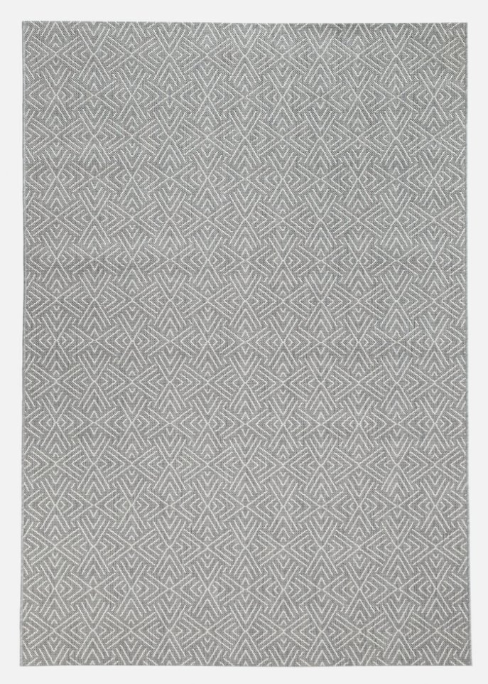 In- und Outdoor Teppich mit dezenter Struktur in silber - bpc living bonprix collection
