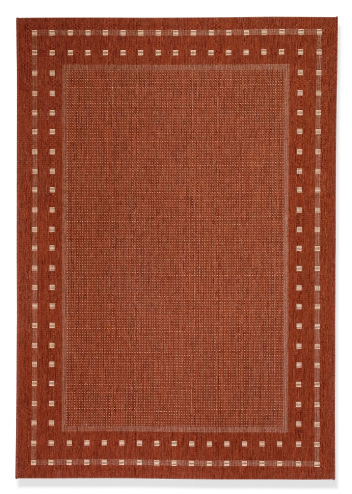 In- und Outdoor Teppich mit umlaufender Bordüre in orange - bpc living bonprix collection