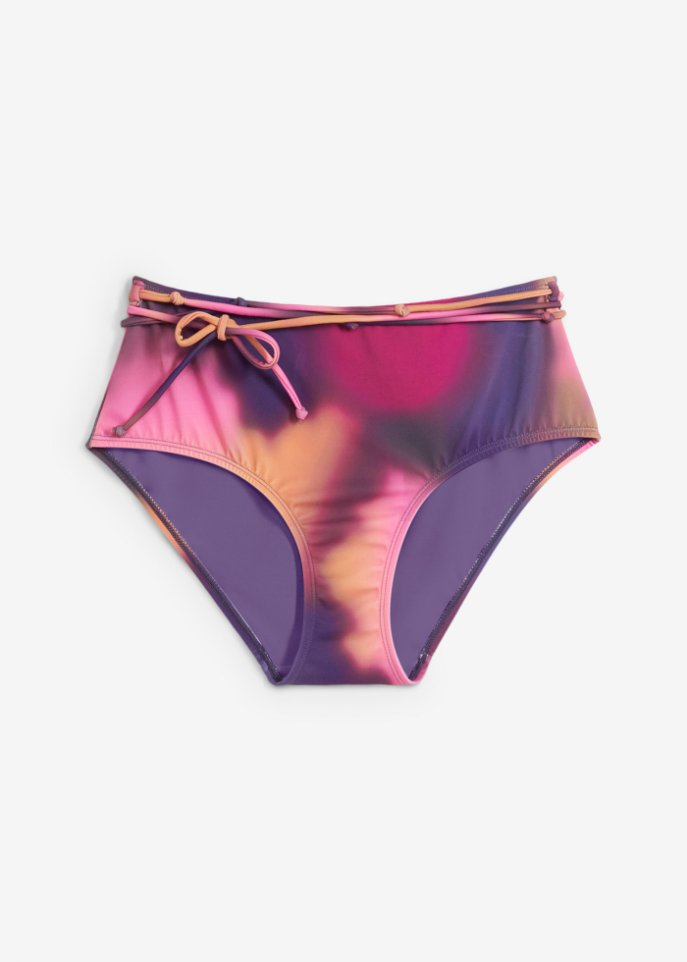 Bikinihose in lila von vorne - RAINBOW