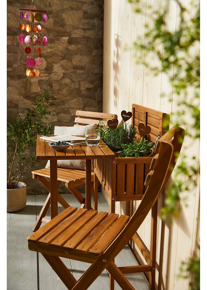 Gartenmöbel Set natur Wohnen & Garten bonprix