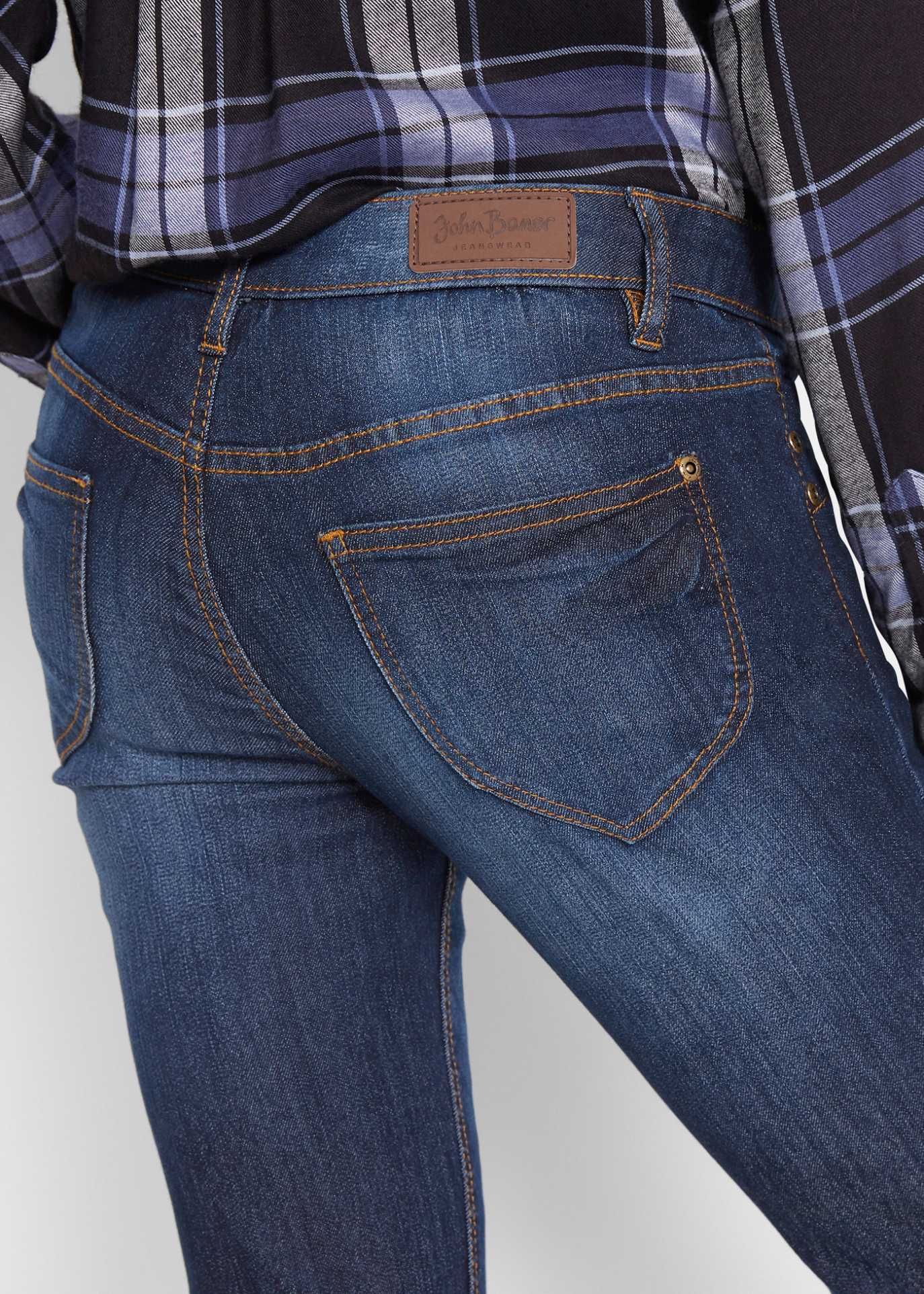 CROSS Damen Stretch Jeans "C-464G-030"  Bootcut  W27; W31  blau  NEU mit Etikett 