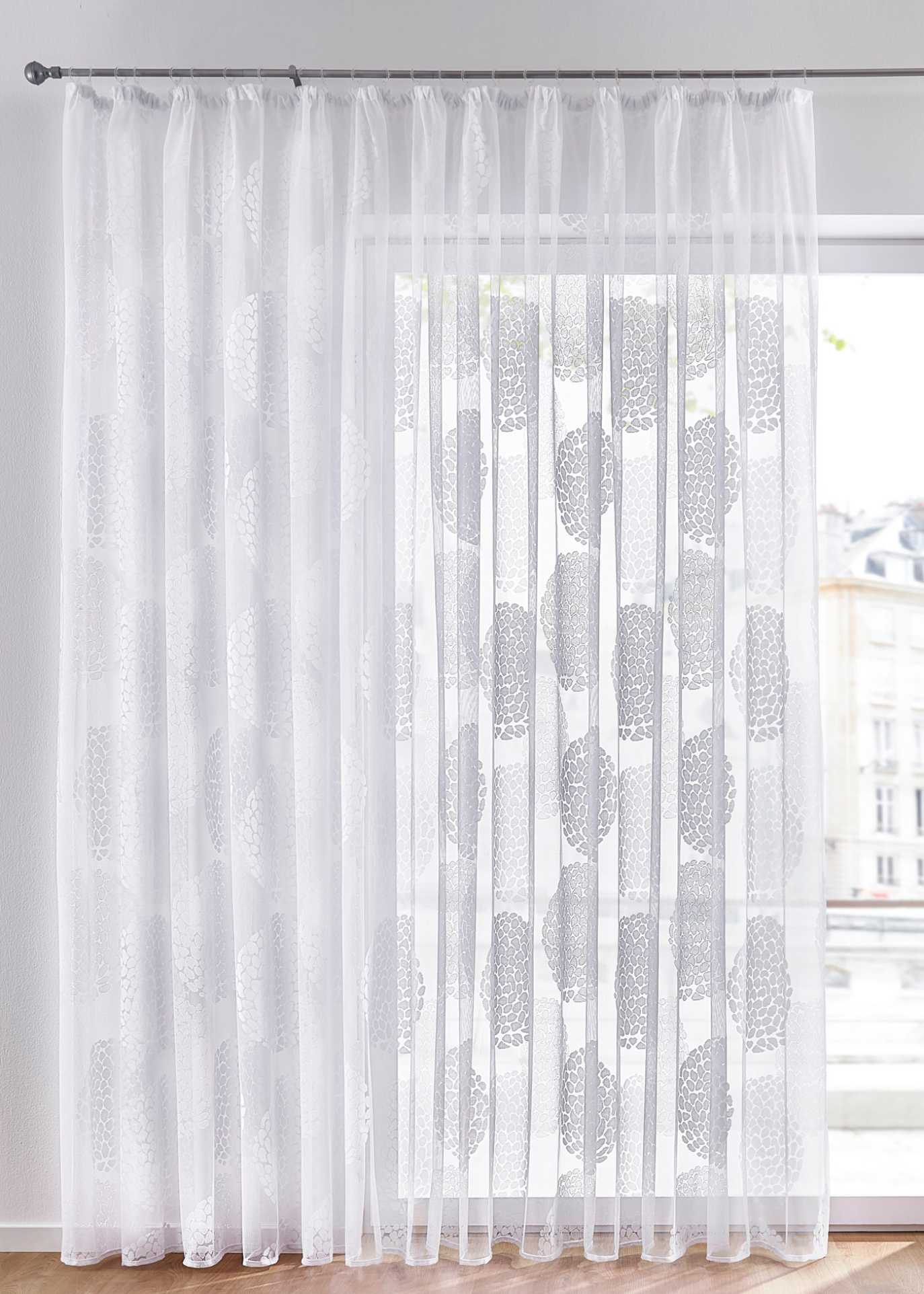 Transparente Gardine Spitzen Jacquard Fenstervorhang Klasscisch Gardinenstores 