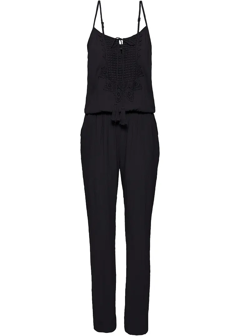 bonprix Jumpsuit mit Spitze