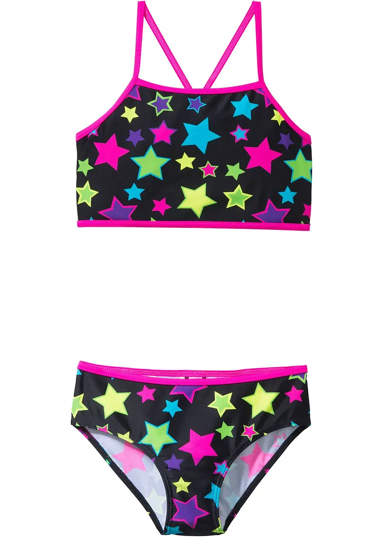 bonprix Mädchen Bikini aus recyceltem Polyamid (2-tlg. Set)