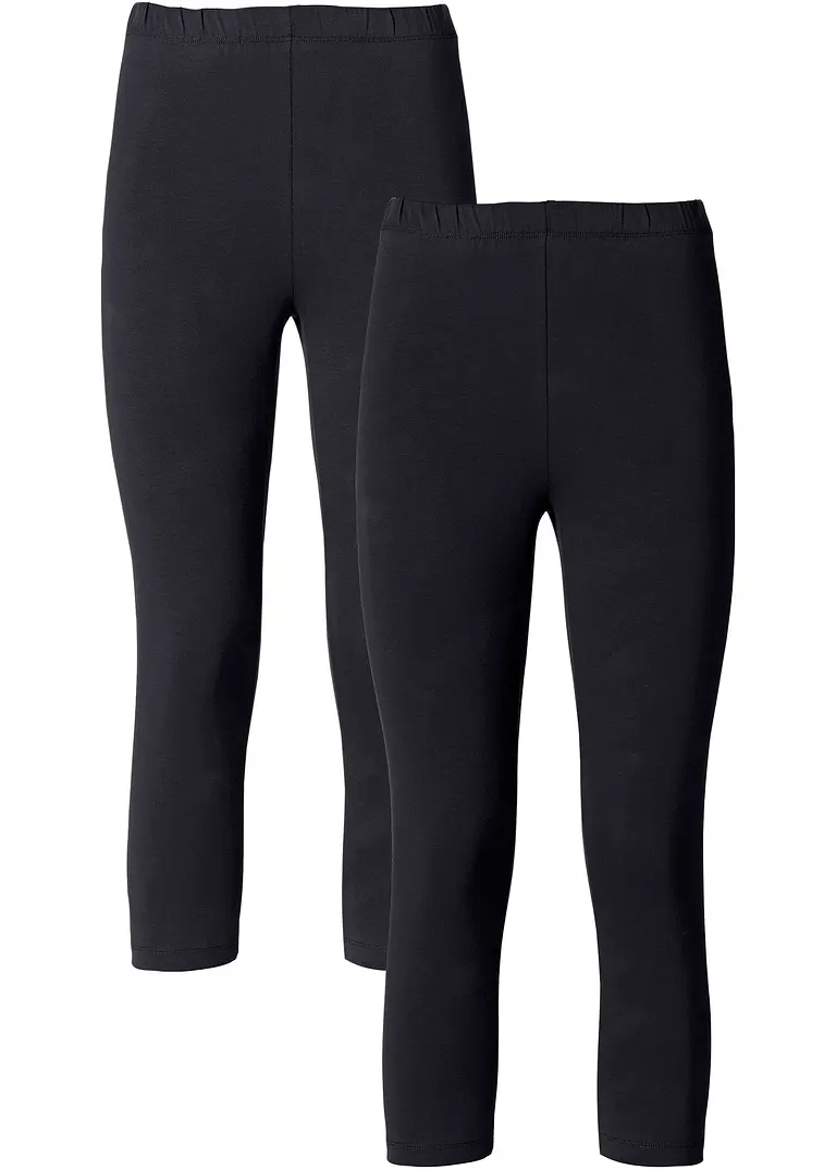 BODYFLIRT Capri-Leggings (2er-Pack)