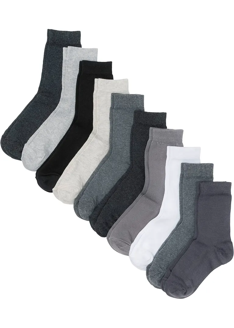 bonprix Socken mit Bio-Baumwolle (10er Pack)