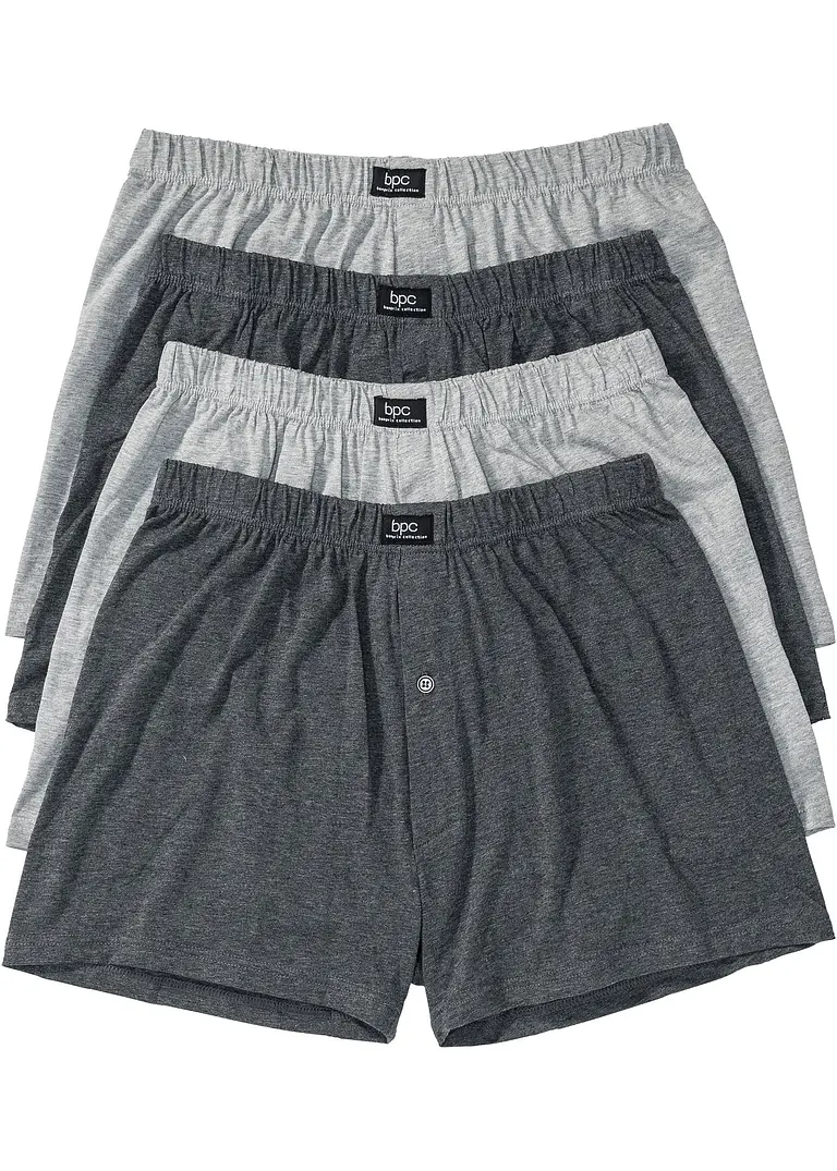 bonprix Lockere Jersey Boxershorts (4er Pack)