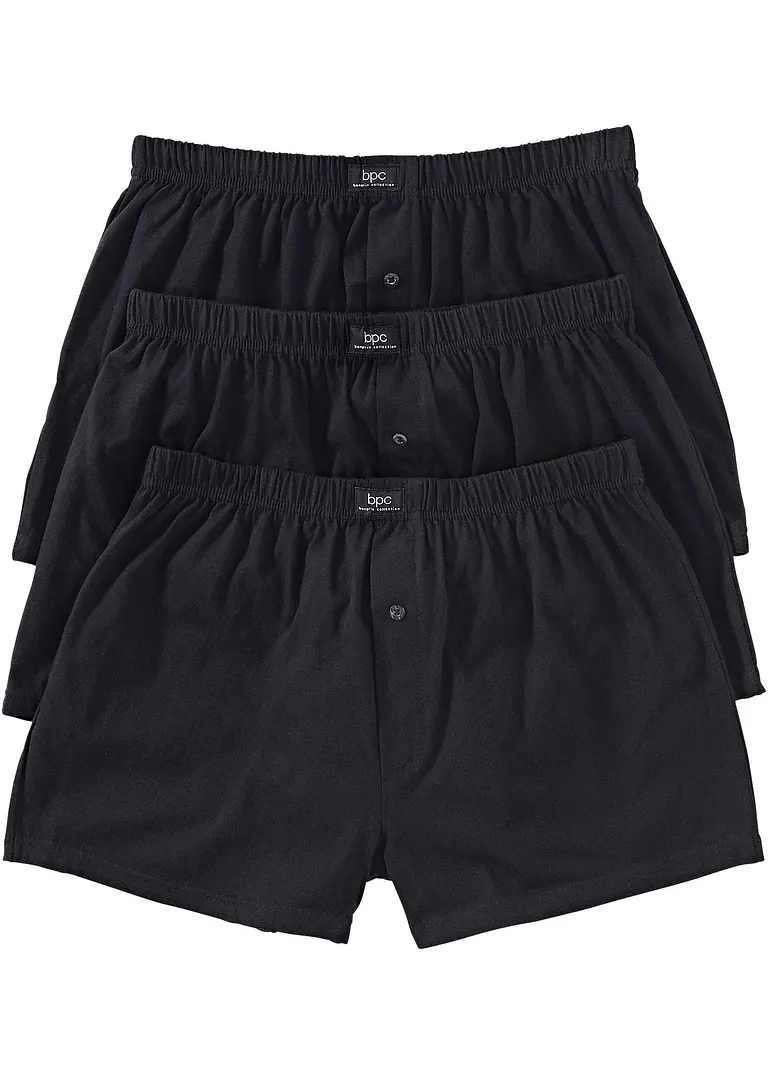 bonprix Lockere Jersey Boxershorts (3er Pack)