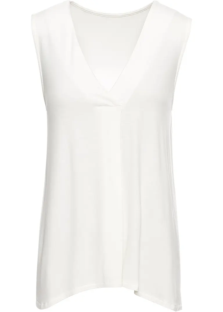 Top in weiß von vorne - bonprix