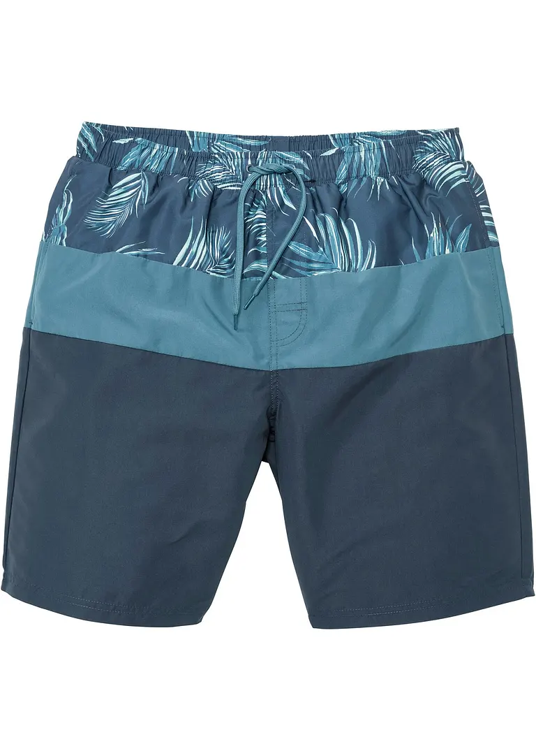 Badeshorts Herren in blau von vorne - bonprix