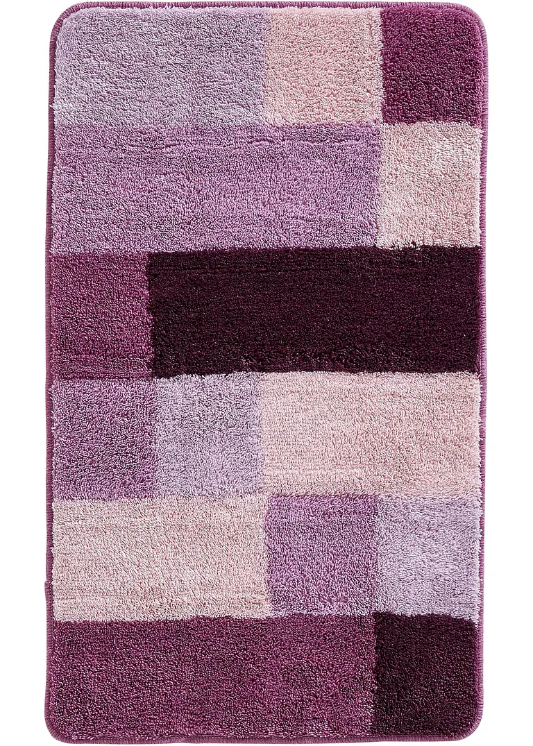 Badematte in farbenfrohem Design in rosa - bonprix