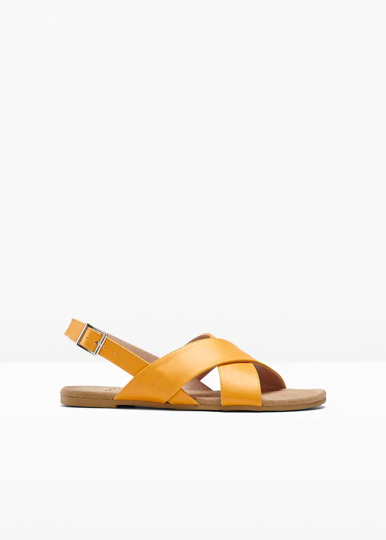 Sandale in orange von vorne - bpc bonprix collection