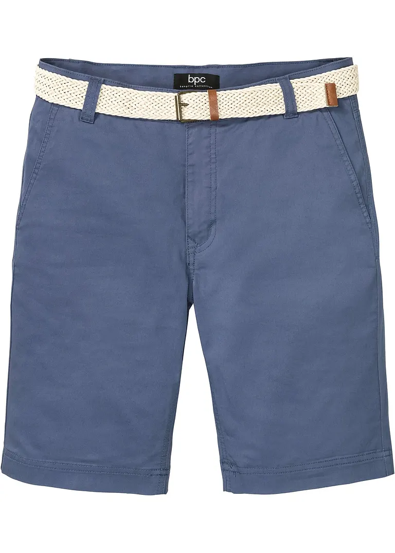 bpc bonprix collection Stretch-Chino-Bermuda mit Gürtel, Regular Fit