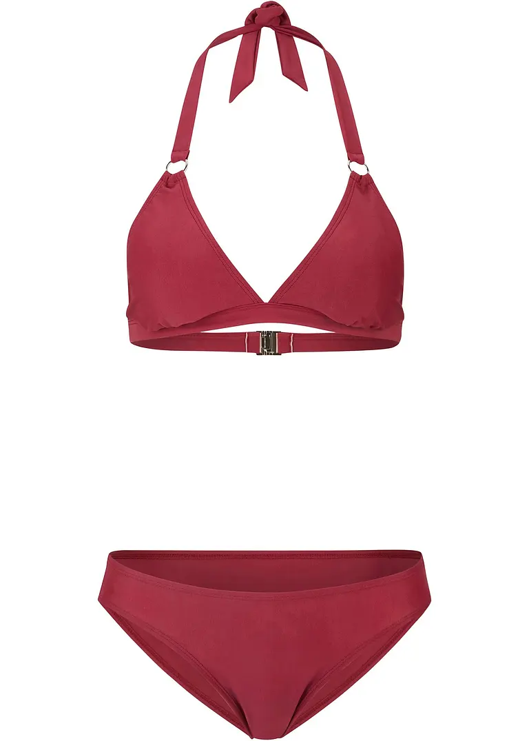 Neckholder Bikini (2-tlg. Set) in rot von vorne - bonprix