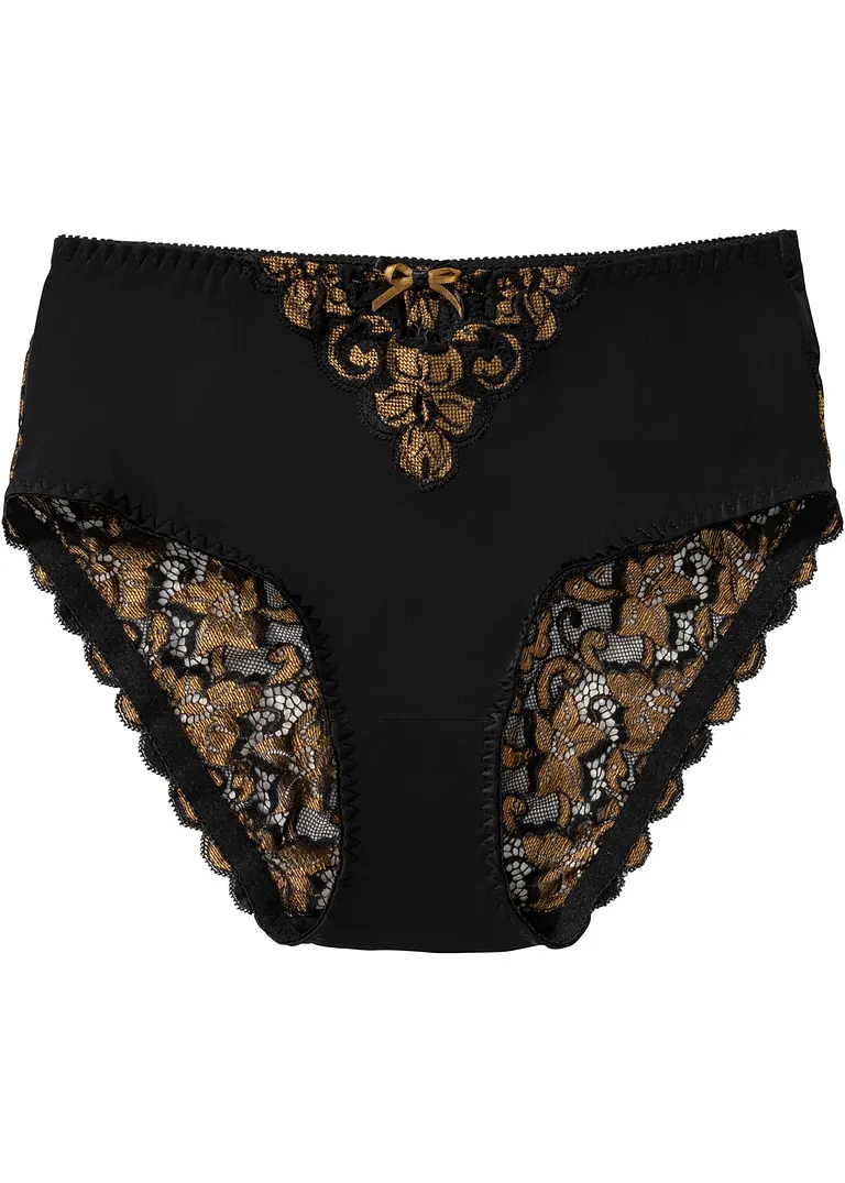 Maxislip in schwarz von vorne - bonprix
