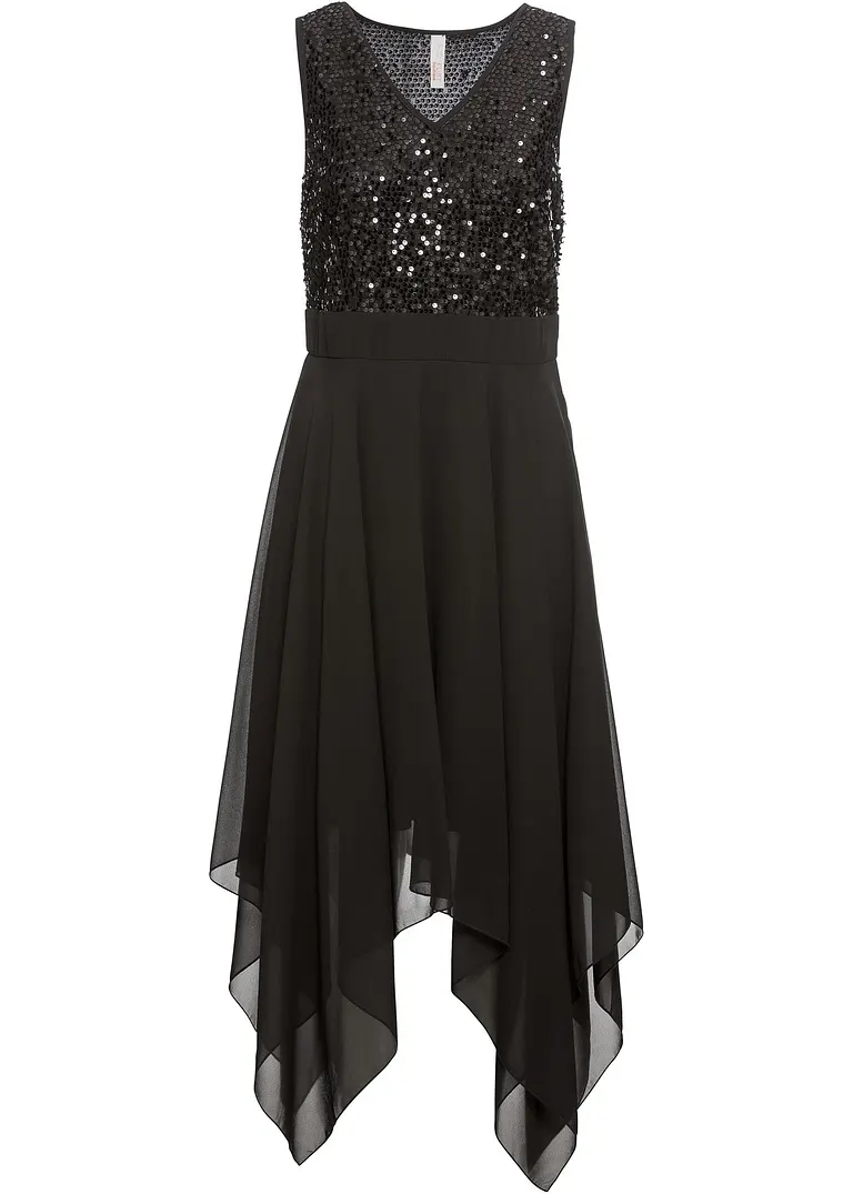 BODYFLIRT boutique Abend-Midikleid mit Pailletten