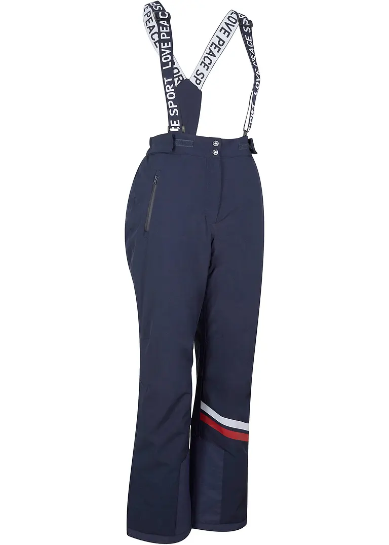 bpc bonprix collection Ski Funktions-Thermohose mit abnehmbaren Trägern, wasserdicht, Straight