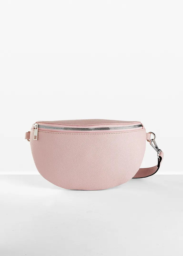 Bauchtasche mit abnehmbarem Taschengurt in rosa von vorne - bpc bonprix collection