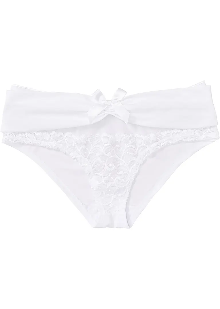 Panty in weiß von vorne - bonprix