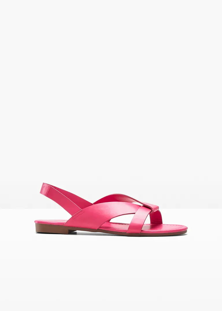 Sandale in pink von vorne - bonprix