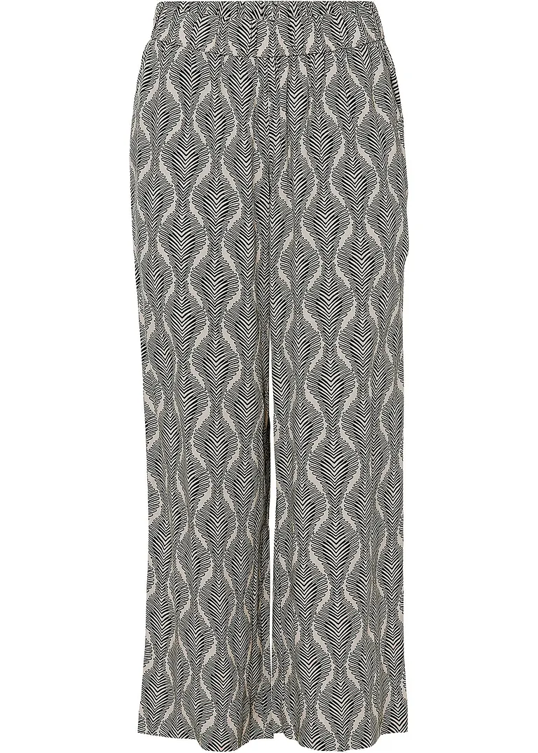 Schlupfhose in schwarz von vorne - bonprix