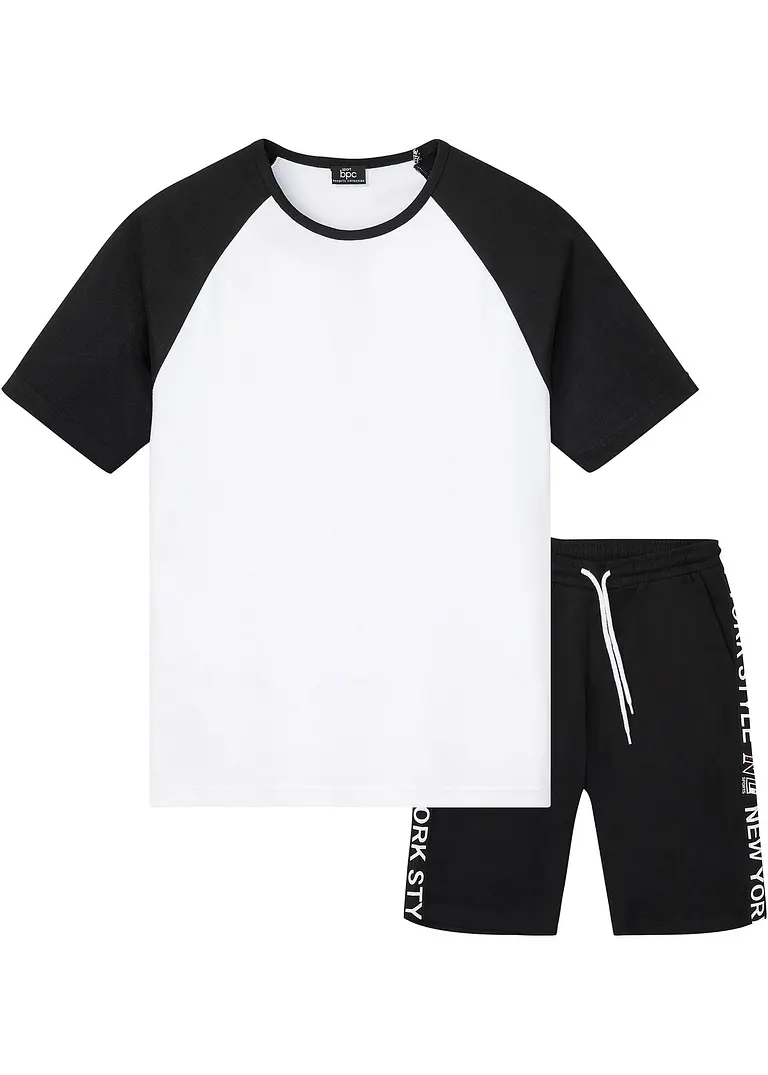 bonprix Shirt und kurze Hose (2-tlg.Set)