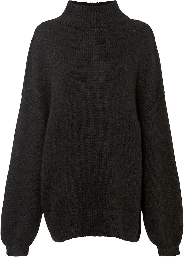 Pullover in schwarz von vorne - bonprix