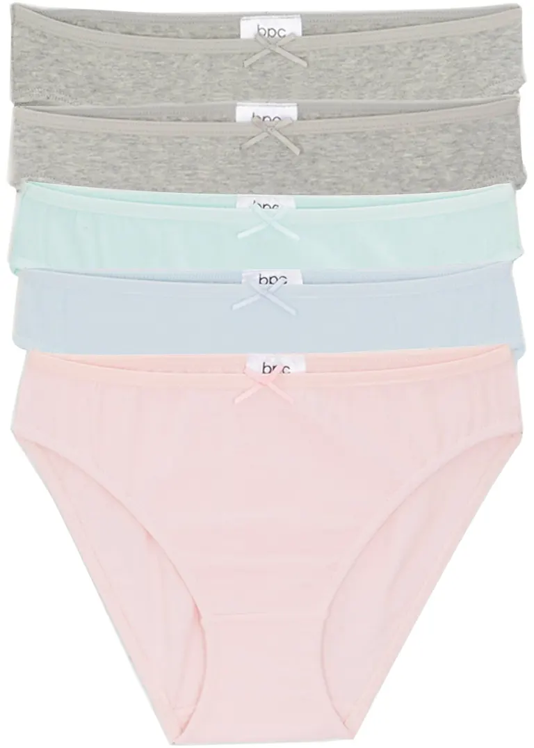 bpc bonprix collection Mädchen Slip (5er Pack)