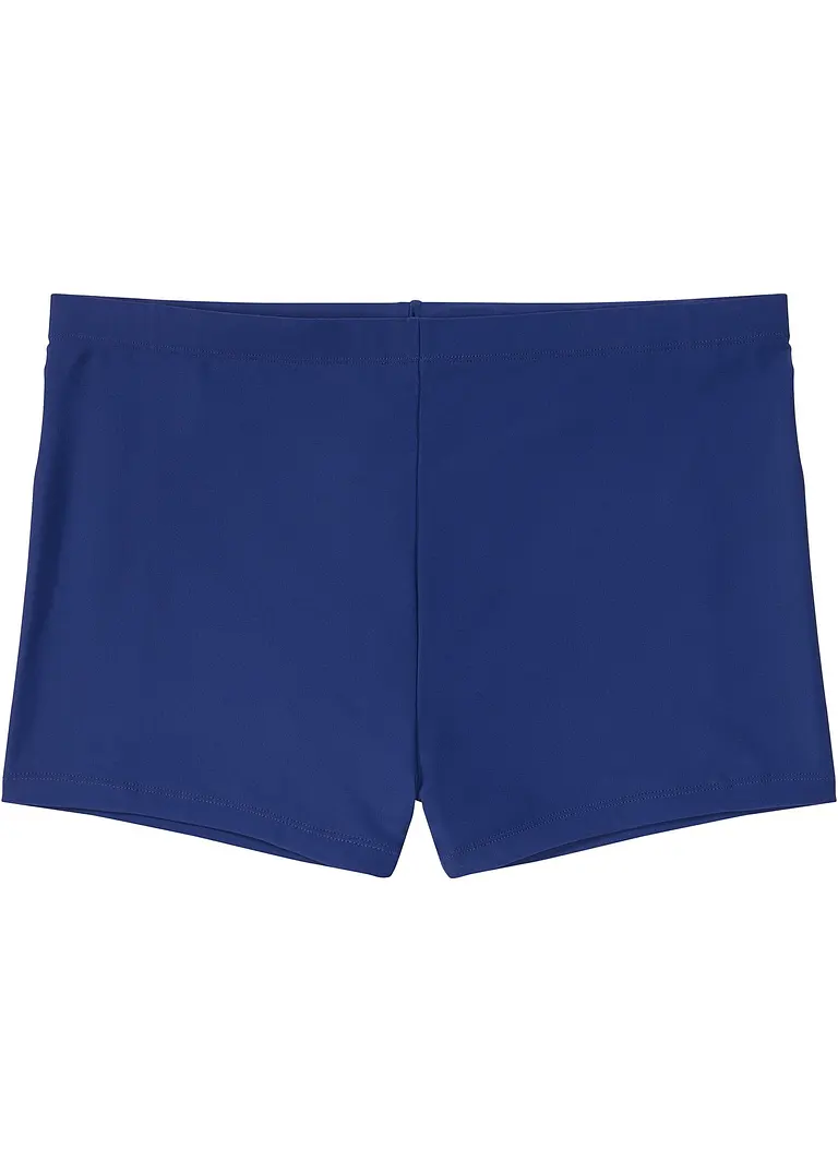 Badehose Herren schnelltrocknend aus recyceltem Polyamid in blau von vorne - bpc bonprix collection