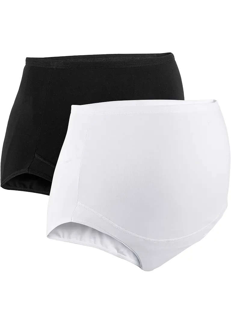 bonprix Überbauchslip mit Bio-Baumwolle (2er Pack)