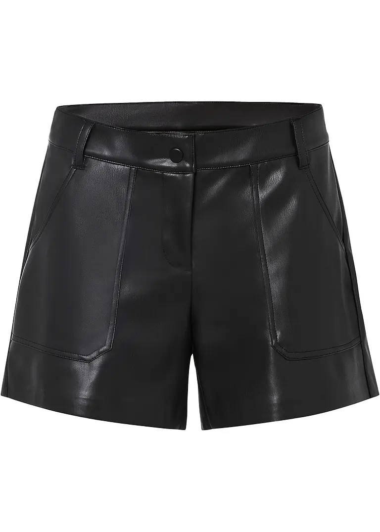 BODYFLIRT Lederimitat-Shorts