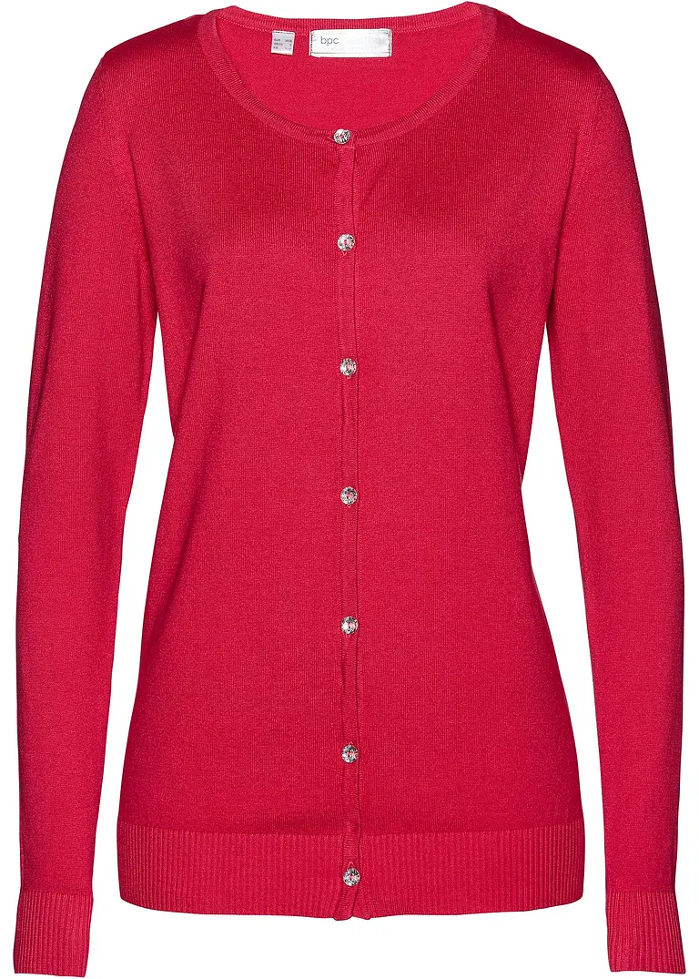 Strickjacke in rot von vorne - bpc selection