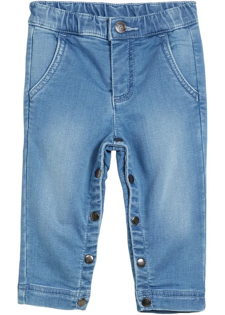 Baby Jeans in blau von vorne - bpc bonprix collection