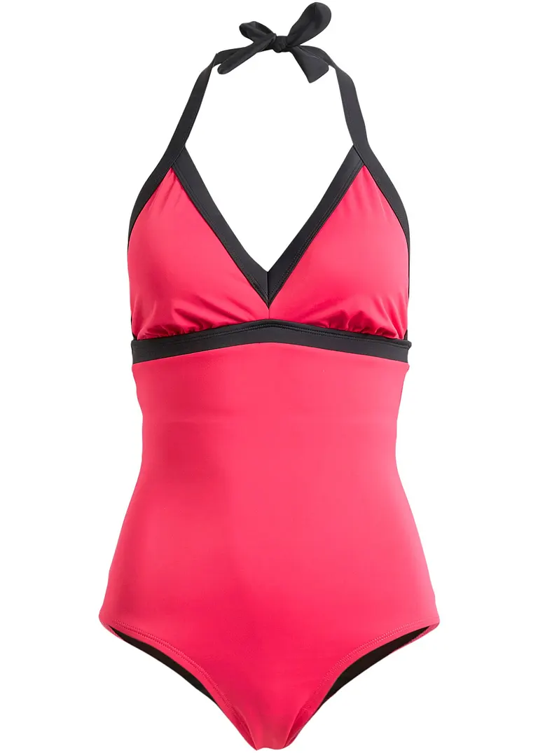 Shape Badeanzug leichte Formkraft in pink von vorne - bonprix