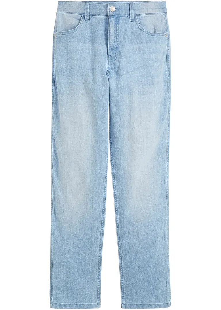 Jungen Jeans mit weitem Bein in blau von vorne - bonprix