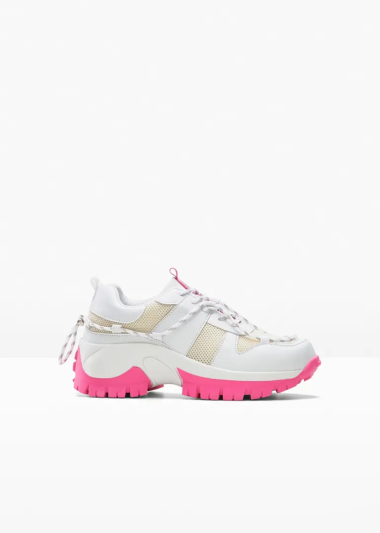 Chunky Sneaker in pink - bonprix